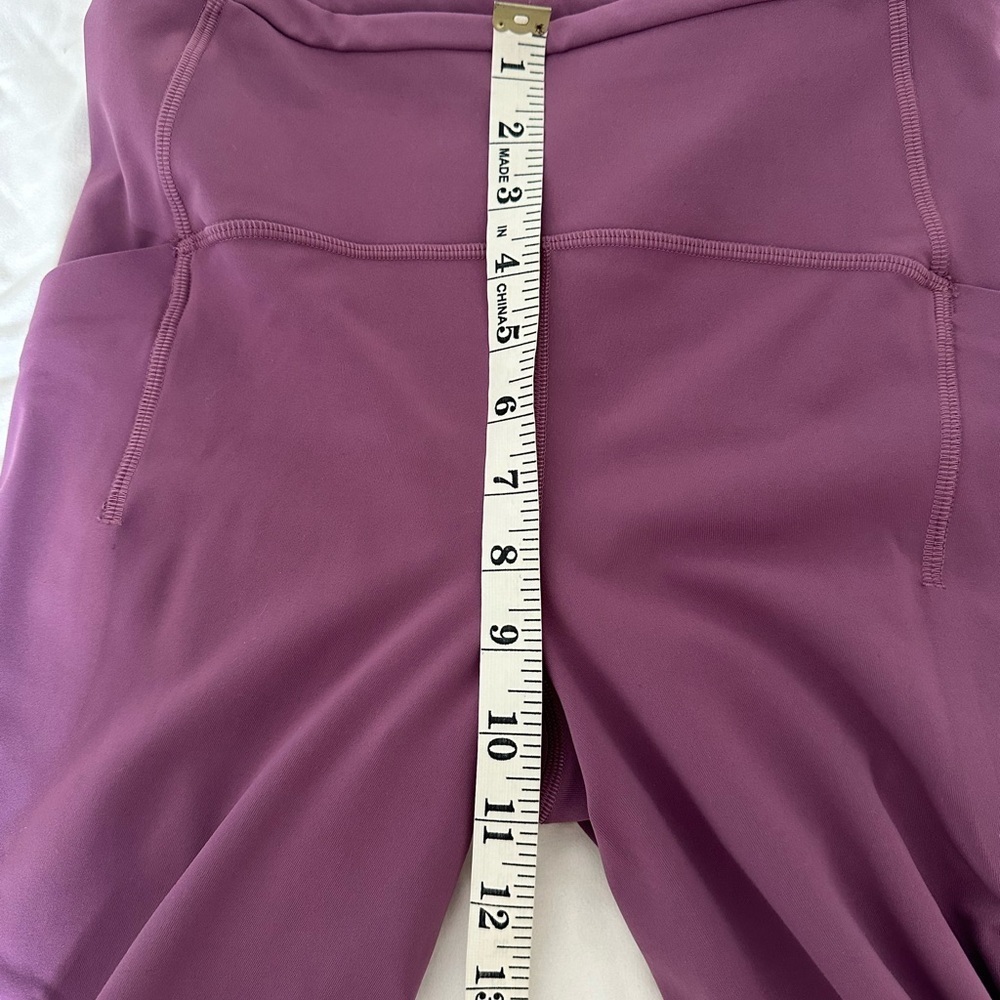 Lululemon Cropped Leggings Women’s 6 Pink Activewear High Rise Workout Pant - Picture 6 of 8